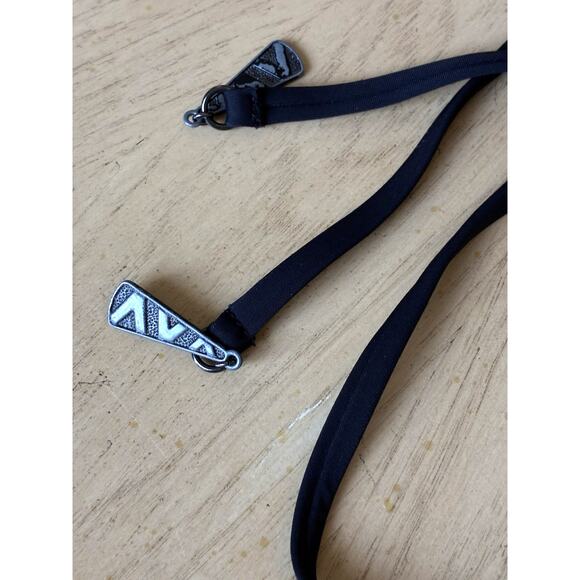 Trina Turk Ibiza Bikini Sz 6 Peacock Feathers Multicolored print Crochet Boho - Picture 11 of 16